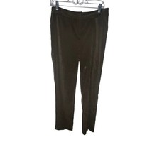 J. McLaughlin Women&#39;s Brown Faux Suede Straight Leg Dress Pants Slacks S... - $12.27