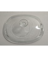 Vintage Pyrex F12C Clear Glass Oval Casserole Replacement Lid #99 - $352.39 MXN