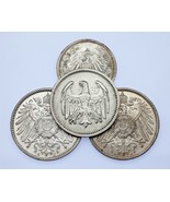 Germany Lot of 4 Silver Coins 1914 - 1924 VF - BU Condition - $112.76 CAD