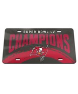 Tampa Bay Buccaneers Super Bowl Champions Acrylic Laser License Plate - $346.06 MXN