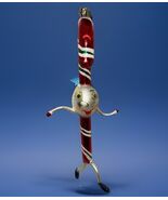 RARE Retired Christopher Radko “A Dash of Mint” 10-1183-1 Candy Cane Orn... - $160.05
