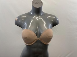 La Senza Women&#39;s Beige Strapless Bra Size 32DD Nylon Blend - $7.92