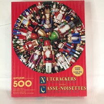 SPRINGBOK Nutcrackers Christmas Collection 500 pc Jigsaw Puzzle Hallmark... - $24.73