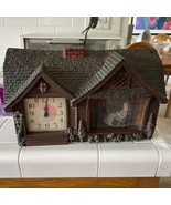 Vintage Haddon Home Sweet Home Model #30 Mantel Shelf Clock Tested Works - £181.37 GBP