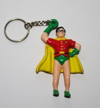 DC Comics Robin Standing PVC Figure Key Chain 1989 Applause NEW UNUSED - £5.38 GBP