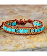 Fashion Imperial Stone Hand-woven Leather Bracelet - €15,84 EUR
