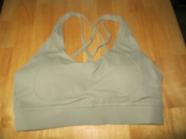 Lykoxa Strappy Sports Bra w/Removable Cups, Seafoam, XXL - £11.46 GBP