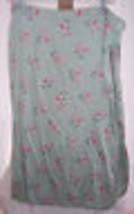 NWT Crazy Horse Green Floral Print Long Rayon Skirt  Misses Size 22W Liz... - $19.79