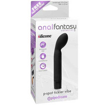Pipedream Anal Fantasy Collection Silicone P-Spot Tickler Vibe Black - £34.53 GBP