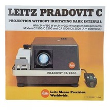 Leitz Pradovit C Projector Brochure Pamphlet Advertisement - $8.99