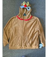 Rudolph Zip Up Hoodie Size 2X - $1,137.60 MXN