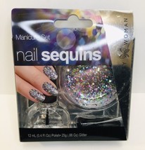 PRETTY WOMAN Nail Sequins Polish Kit Manicure Set Multi-Color Glitter - £3.90 GBP