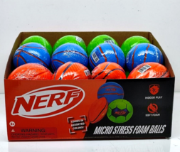 Lot of 12 Nerf Micro Foam Sports Ball Set, Soft Stress Relief Balls Mult... - $372.29 MXN