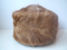 Vintage Fur Hat Ross Fur Company New Glasgow Sydney Nova Scotia 55CM Fitted Cap - £85.58 GBP