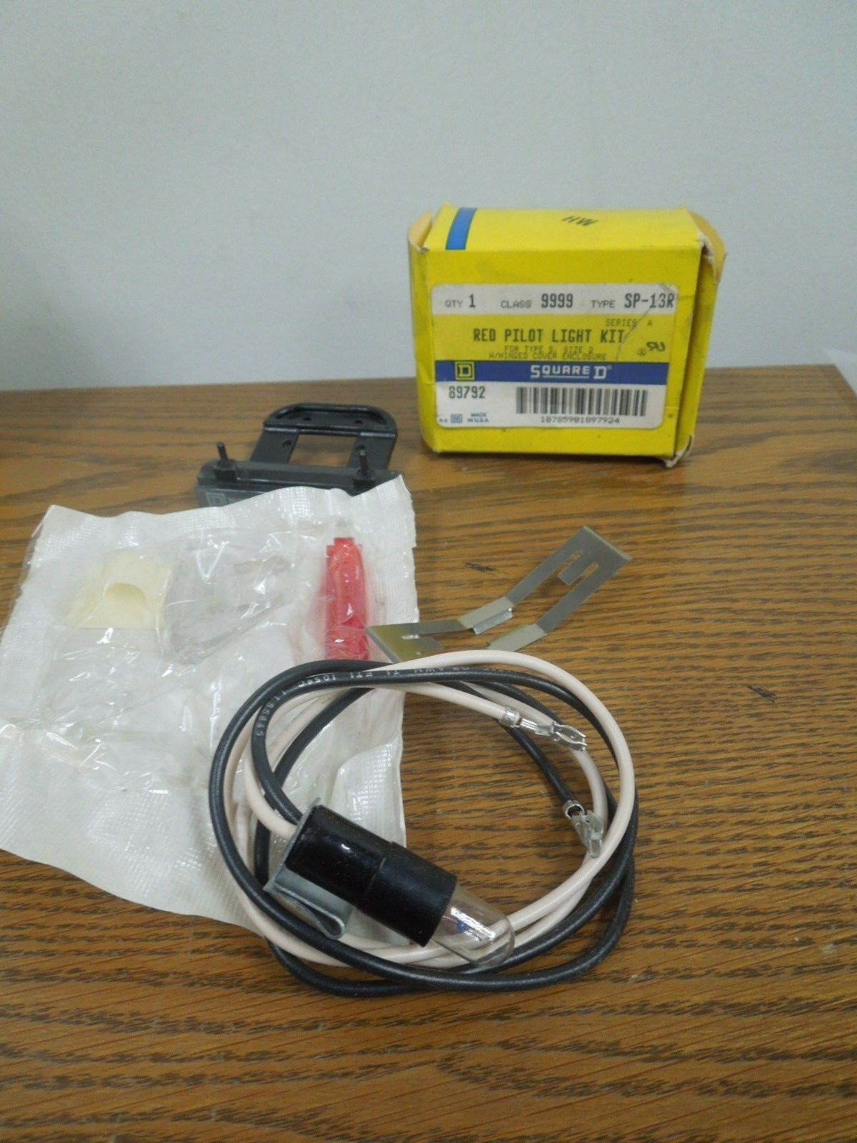 Square D 9999SP-13R Red Pilot Light Kit for Type S Size 2 w/ Hinged Cove... - $30.00