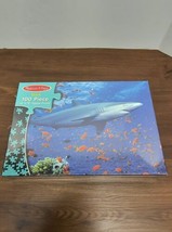 Melissa and Doug Shark Jigsaw Puzzle 100 Piece 14&quot; X 19&quot; Finished Size  #1360  - £12.63 GBP