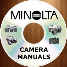 Huge Minolta Classic 35 Mm 35mm Cameras Camera Manual Manuals Big Set On Cd - £10.10 GBP