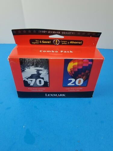 Lexmark Combo Pack Print Cartridge 70 Black & 20 Color  - $19.79