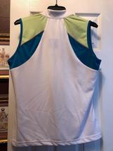 NWT Ladies GG BLUE White Peacock Blue Lime Noel Sleeveless Golf Shirt S M L XL image 2