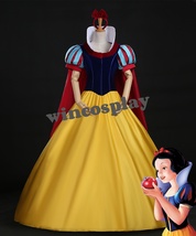 Snow White Cosplay Costume Princess Cosplay Dress Halloween Party Ball Gown - £88.80 GBP