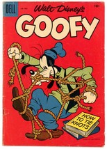 Walt Disney’s Goofy 802 VG 4.0 Silver Age Dell 1957 Mickey Mouse - £7.79 GBP