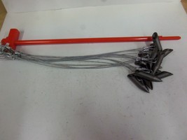 Earth Anchor Driver With 1 Dozen Super Stakes W/18&quot; 3/32nd Cable Traps - $85.00