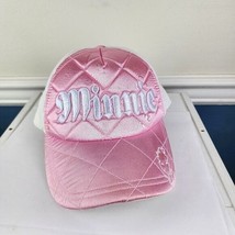 Disney Parks Minnie Pink Quilted Adjustable Cap - £13.96 GBP