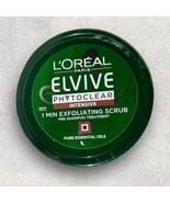 1 x L&#39;Oreal Elvive Phytoclear 1 Min Exfoliating Scrub PreShampoo Treatme... - $460.16 MXN