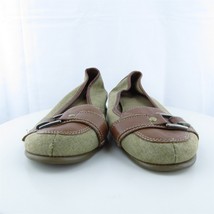 Aerosoles Women Flat Shoes Juneberry Brown Fabric Slip On Size 9 Medium (B, M) - £13.41 GBP