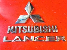 08 09 10 11 12 13 14 15 16 17 Mitsubishi Lancer Chrome Rear Emblem Logo Badge - $22.50