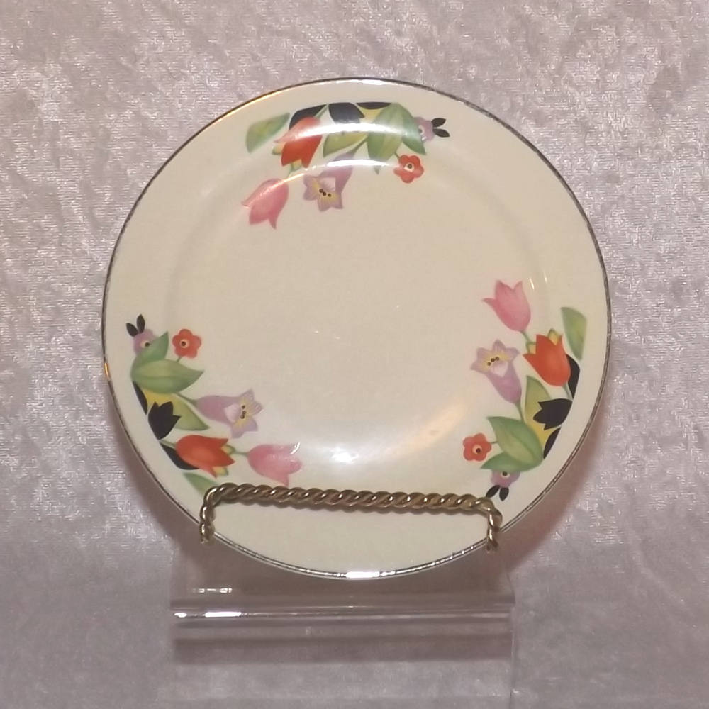 Hall Crocus 6-1/2" Bread & Butter Plate Chinaware Superior Hall Crocus Pattern  - $9.99