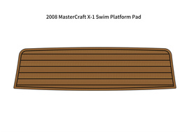 2008 MasterCraft X-1 Swim Platform Pad Boat EVA Faux Foam Teak Deck Floor Mat - $281.00