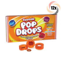 12x Packs Tootsie Pop Drops Assorted Flavor Chewy Tootsie Roll Center | ... - £24.28 GBP