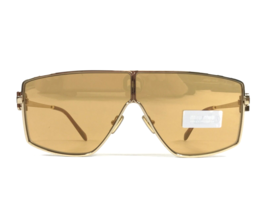 Miu Miu Sunglasses SMU51Z 5AK-40D Pale Gold Geometric with Orange Mirror... - £228.96 GBP