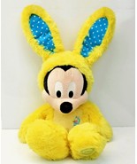 Disney Mickey Mouse Yellow Bunny Rabbit Easter Plush Stuffed Animal Toy - $246.90 MXN