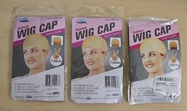 DREAM Deluxe Wig Cap 2 pc (0097 NA) Natural Beige One Size Fits Pack of 3 - $182.12 MXN