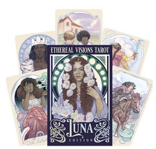 Ethereal Visions Tarot Luna Edition Art Nouveau Iridescent Silver Foil O... - €22,98 EUR