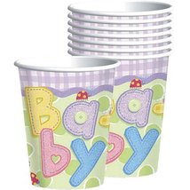 Hugs and Stitches Baby Paper Cups 8ct - £2.62 GBP