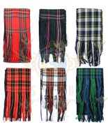 Scottish Highland Scarf Handmade CLAN Tartan Fabric kilt SASH SCARF &quot;90&quot;... - $9.00