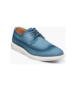 Stacy Adams Trudell Wingtip Lace Up Walking Shoes Light Blue  25691-459 - $110.00