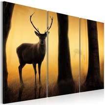 Tiptophomedecor Stretched Canvas Animal Art - Forest Guard - Stretched &amp; Framed  - £62.92 GBP+