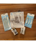 Martha Stewart Stencil Lot with Paint and Brushes New Old Stock - £15.72 GBP