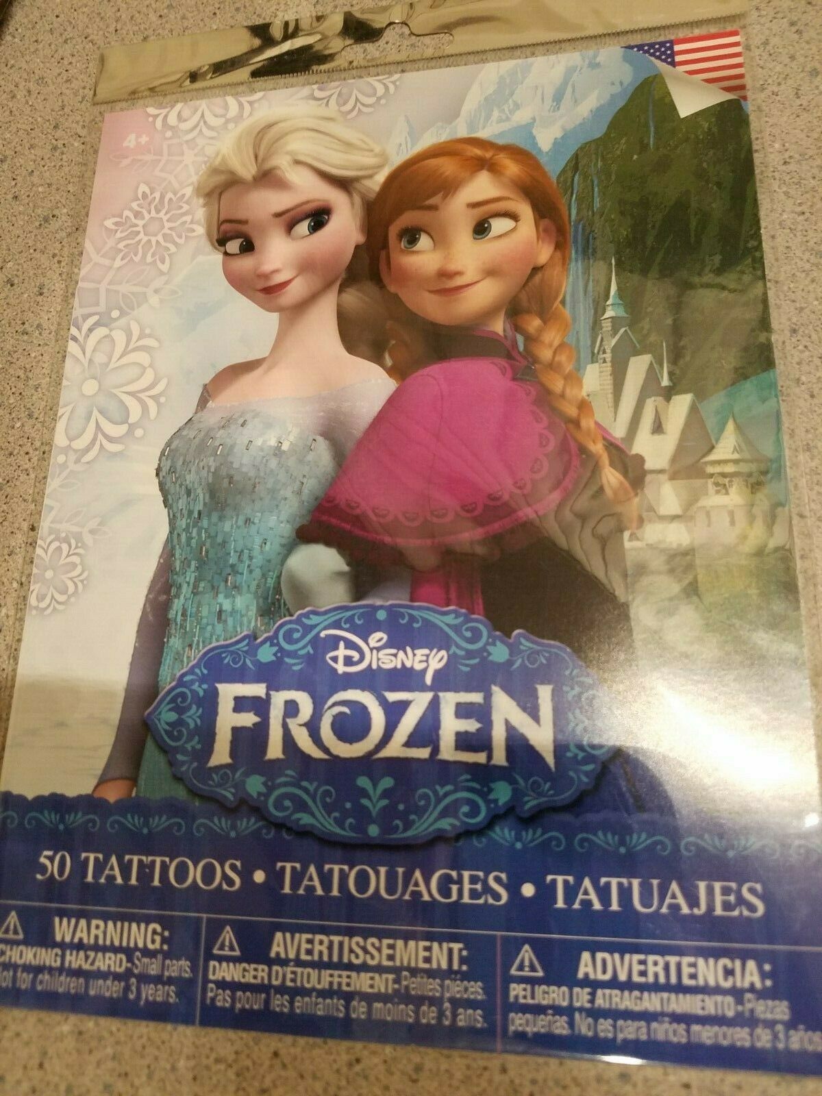 Disney Frozen Tattoos - 50 Temporary Tattoos - $9.89