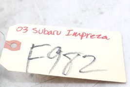 02-07 SUBARU IMPREZA Fuel Gas Door F982 image 12