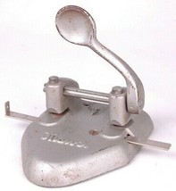 MARVEL Hole Punch-Wilson Jones Co Chicago-Adjustable 2 Hole-USA-Solid Metal-Vtg - $16.82