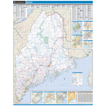 Proseries Wall Map: Maine State (R) - £209.76 GBP