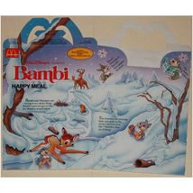 1988 McDonalds Bambi Winter Happy Meal Box - $4.00