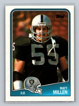 Matt Millen #335 1988 Topps Los Angeles Raiders - $1.79