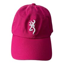 Vintage Y2K Browning Pink Cotton Baseball Cap Adjustable - $16.20