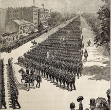 1904 Grand Review Of Union Armies At Washington 1865 History Art Print D... - £21.60 GBP